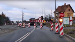 Utrudnienia w Nowej Wsi Malborskiej. Objazd na czas remontu przejazdu kolejowego.