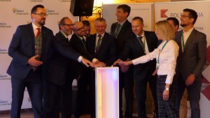 Gmina Miłoradz. Uroczyste otwarcie Farmy Wiatrowej Szymankowo.