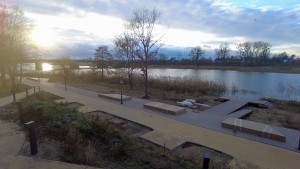 Malbork. Budowa bulwaru i kamienic nad Nogatem. Zapraszamy na spacer - grudzień 2021