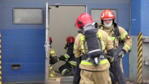 Malbork. Ćwiczenia bojowo ? taktyczne strażaków z powiatu malborskiego.