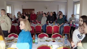Sztum. Powitalny obiad dla uchodźców z Ukraińców - 05.03.2022