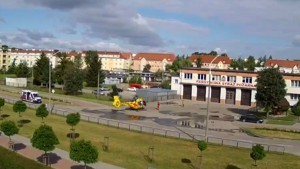 Malbork. Kobieta z podejrzeniem udaru zabrana przez LPR.