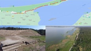 Stegna - Krynica Morska. Przetarg na remont drogi 501 unieważniony choć gromadzono już piasek na budowę.
