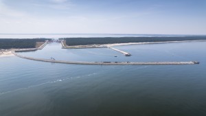 Przekop Mierzei Wiślanej Pierwszy etap budowy drogi wodnej łączącej Zalew Wiślany z Zatoką Gdańską na ukończeniu! 