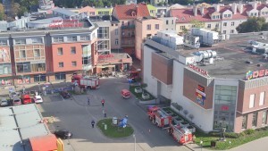 Pożar w podziemnym garażu Dekady ? wspólne ćwiczenia służb ratunkowych powiatu malborskiego.