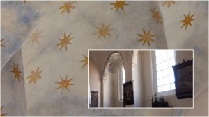 Malbork. Odkryto XVIII w. polichromie w kościele św. Jana Chrzciciela. Wideo i zdjęcia.