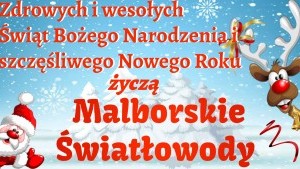 Życzenia Świąteczno ? Noworoczne od Malborskich Światłowodów.