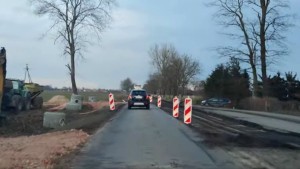 DK22. Utrudnienia na odcinku Malbork ? Krasnołęka (wjazd na lotnisko).