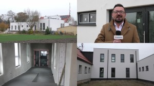 Miłoradz będzie miał pierwszy budynek z windą ? trwa budowa nowej siedziby Gminnego Ośrodka Pomocy Społecznej. Wideo i zdjęcia
