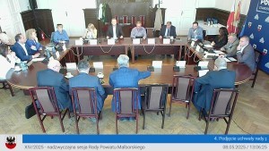 XIV nadzwyczajna sesja Rady Powiatu Malborskiego. Zobacz wideo 08.05.2025