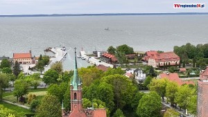 Prace podczyszczeniowe w porcie Frombork i innych przystaniach Zalewu Wiślanego