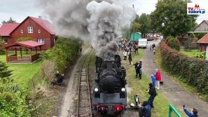 120 lat żuławskiej wąskotorówki. Historia, dym i para w Stegnie. Zobacz wideo z drona