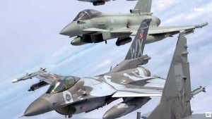 Eurofightery, Gripeny i polskie MIG-29 nad Malborkiem. Sojuszniczy parasol NATO. Zobacz wideo - Vlog Molędy