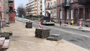 Trwa przebudowa ulicy Jagiellońskiej w Malborku. Zobacz wideo z postępu prac 12.12.2025
