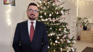 Świąteczno-noworoczne życzenia Wójta Gminy Miłoradz. Wideo
