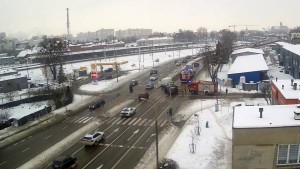 Wypadek na skrzyżowaniu Al. Wojska Polskiego z ul. Chopina w Malborku. Jedna osoba ranna. Zobacz wideo