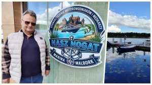 Przy malborskiej marinie powstało Stowarzyszenie Motorowodniaków i Wędkarzy „Nasz Nogat”. Wideo
