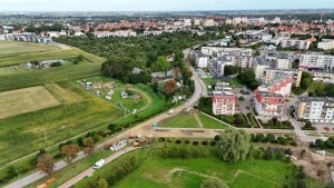 Budowa ronda w Malborku nabiera tempa. Zobacz postępy prac z drona TvMalbork.pl