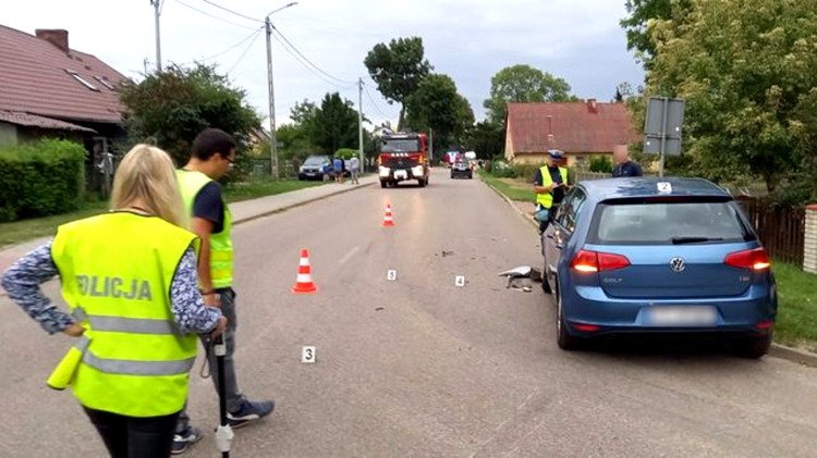 Gmina Lichnowy. Nie ustąpił pierwszeństwa przejazdu i spowodował wypadek…