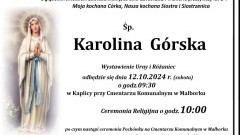 Zmarła Karolina Górska. Miała 34 lata.