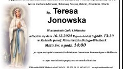 Zmarła Teresa Jonowska. Miała 78 lat.