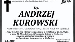 Zmarł Andrzej Kurowski. Miał 68 lat.