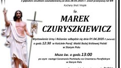 Zmarł Marek Czuryszkiewicz. Miał 64 lata.