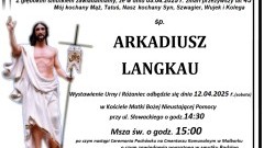 Zmarł Arkadiusz Langkau. Miał 45 lat.
