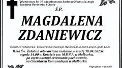 Zmarła Magdalena Zdaniewicz. Miała 37 lat.