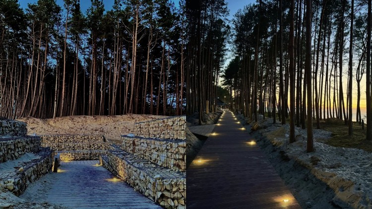 Stegna na fali zmian – nowe zejścia na plażę i promenada będą gotowe…
