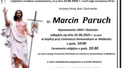 Zmarł Marcin Paruch. Miał 40 lat.