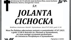 Zmarła Jolanta Cichocka. Miała 53 lata.