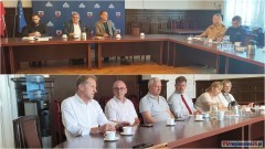 Podsumowanie działań po ulewach: posiedzenie Powiatowego Zespołu Zarządzania Kryzysowego w Malborku. Wideo