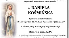 Zmarła Daniela Kośmińska. Miała 88 lat.