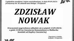 Zmarł Zdzisław Nowak. Miał 82 lata.