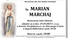 Zmarł Marian Marchaj. Miał 97 lat.