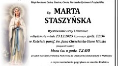 Zmarła Marta Staszyńska. Miała 38 lat.
