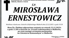 Zmarła Mirosława Ernestowicz. Miała 76 lat.