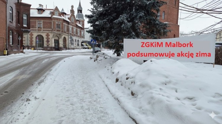 Zimowe utrzymanie dróg w Malborku - ZGKiM podsumowuje działania i skalę…