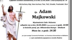 Zmarł Adam Majkowski. Miał 79 lat.