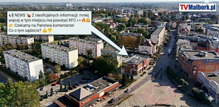 KFC może powstać w Malborku. Miasto potwierdza zainteresowanie inwestora…