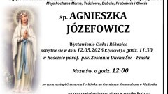 Zmarła Agnieszka Józefowicz. Miała 93 lata.