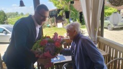 90. urodziny pani Felicji Choduń. 