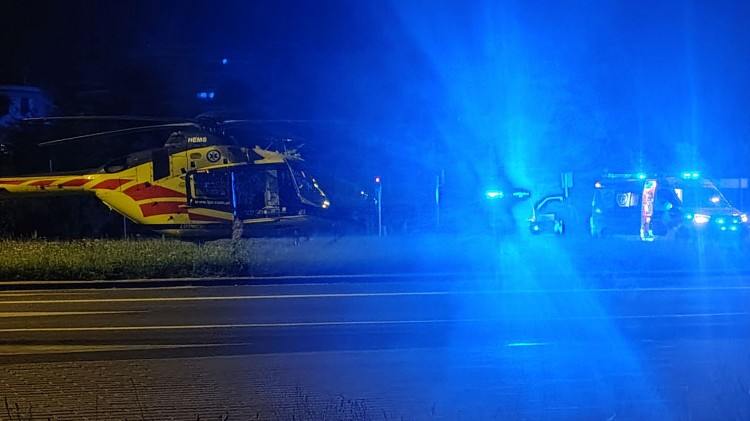 Nocny wypadek na hulajnodze elektrycznej w Malborku. 15-latek zabrany…