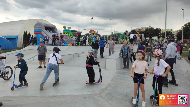 Nowy skatepark i pumptrack w Malborku już otwarte! Zobacz oficjalne otwarcie…
