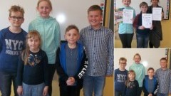 Umiejętni matematycy i kangurzyści ze Szkoły Podstawowej w Jantarze 