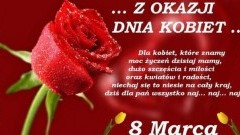 Życzenia Urzędu Gminy Stegna z okazji Dnia Kobiet - 08.03.2018