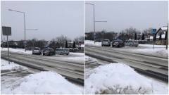 Malbork. Niebezpiecznie na drogach - policjanci apelują o zachowanie ostrożności.