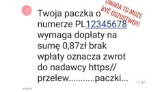 Policja ostrzega - dostałeś SMS-a z prośbą o dopłatę do przesyłki? To może być oszustwo.