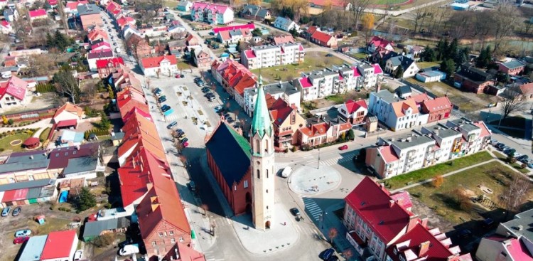 Nowy Staw. Urząd Miejski z dotacją Rządowego Funduszu Rozwoju Mieszkalnictwa.